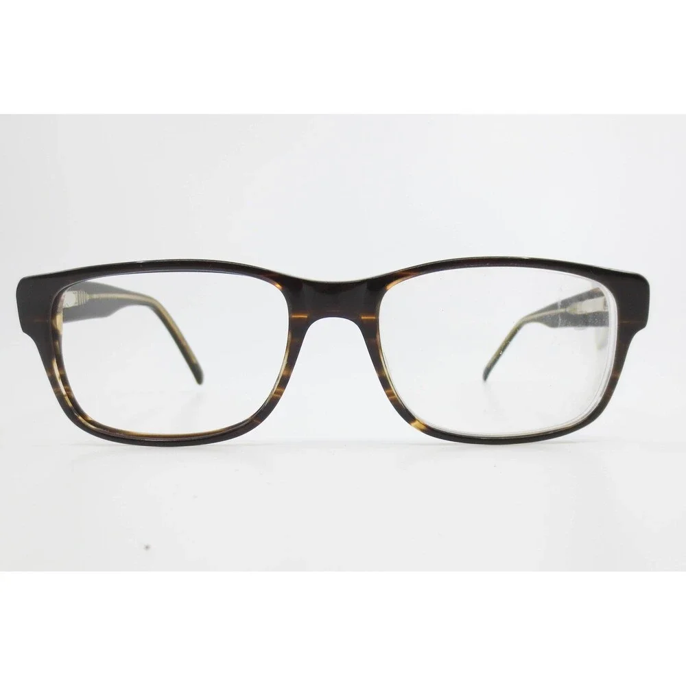 Perry Ellis PE 318-2 Mens Dark Tortoise Rectangular Eyeglass Frames 54-18-140